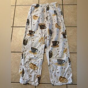 Coffee Animal Print Pajama‎ Pants-5/$25